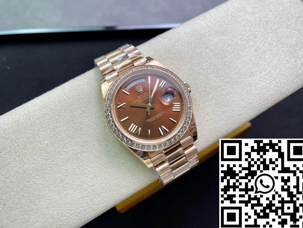 Rolex M228345RBR-0009 EW Gold Date Day Factory Rose 0226